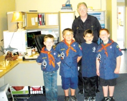 Tiger Scouts visit Sun