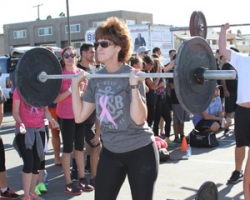 Weight lifting event benefits cancer research