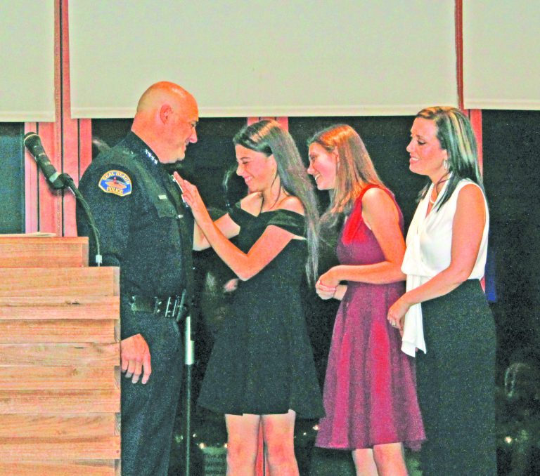 New Police Chief Gonshak sworn in with pomp, laughs