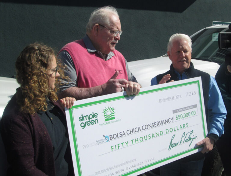 Huntington Harbour’s Simple Green donates $50K to Bolsa Chica Conservancy