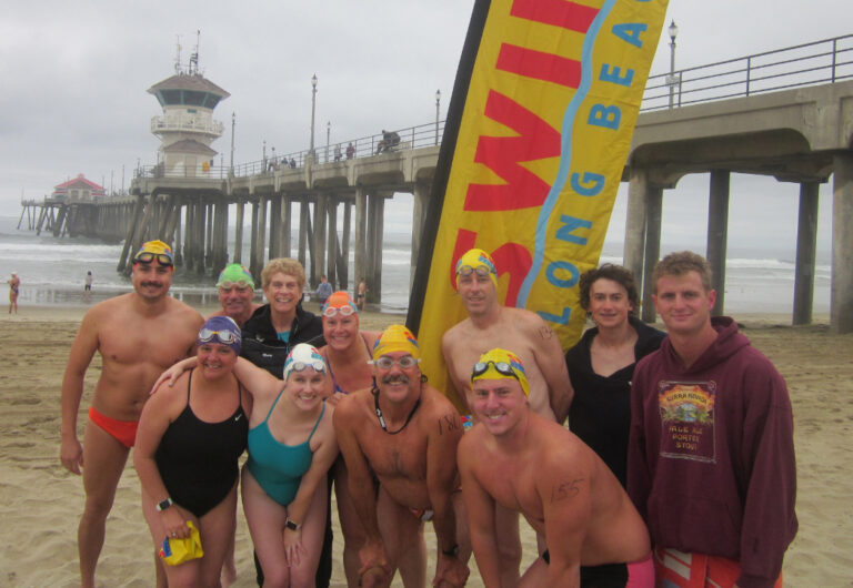 73rd annual Huntington Beach Pier Swim draws famed participants