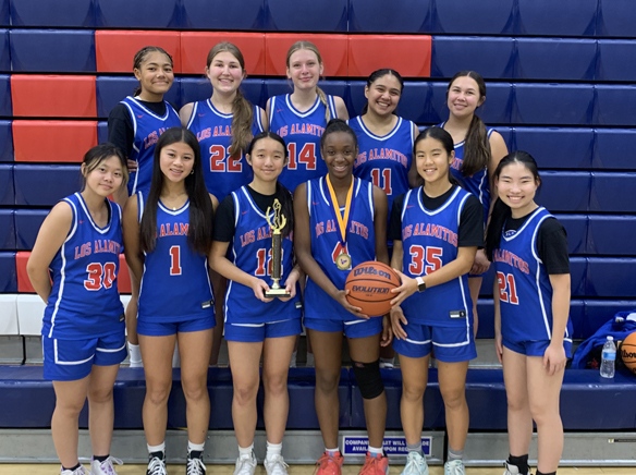 Griffins JV girls basketball takes home third-place trophy at El Toro